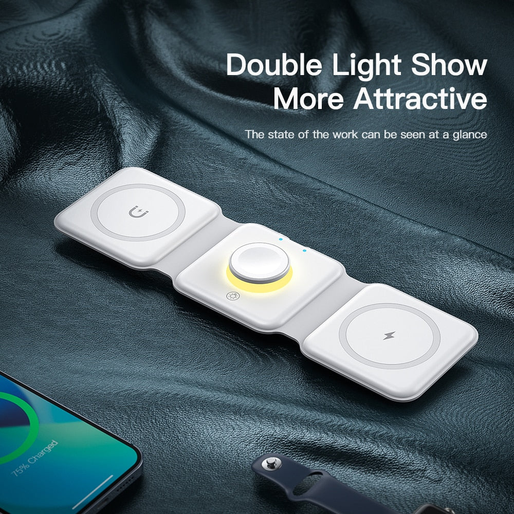 Magnetic Wireless Charging Pad, Fast Charging Station