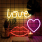 Vibrant LED Neon Signs for Wall Décor, USB Powered