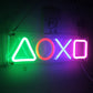 LED Neon Sign for Game Room, Neon Lights for Bedroom, Multicolor, 40x12 cm