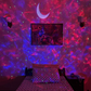 Galaxy Projector with Mini Bluetooth Speaker, Night Light Projector for Kids, Black