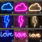 Vibrant LED Neon Signs for Wall Décor, USB Powered