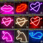 Vibrant LED Neon Signs for Wall Décor, USB Powered