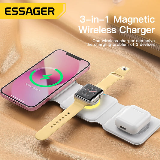 Magnetic Wireless Charging Pad, Fast Charging Station