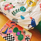 Graffiti Pattern Rug, Multi Color Floor Mat 50x80cm