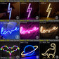 Vibrant LED Neon Signs for Wall Décor, USB Powered